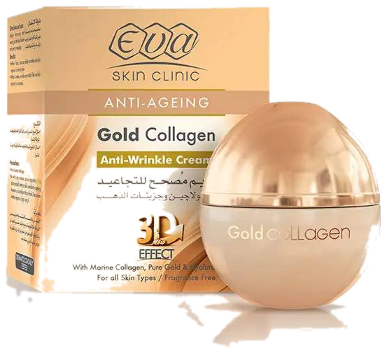 Eva Skin Clinic crème anti-rides Gold Collagen