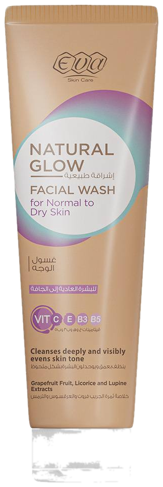 Eva Natural Glow Facial Wash for Normal to Dry Skin