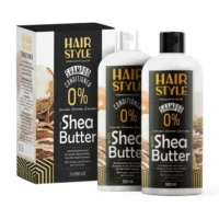 Hair Style Shea Butter Shampoo & Conditioner, Sulfate Free 2×500 ml